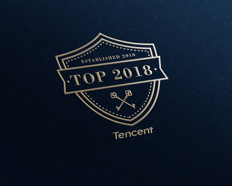 Tencent games TOP 2018 logo